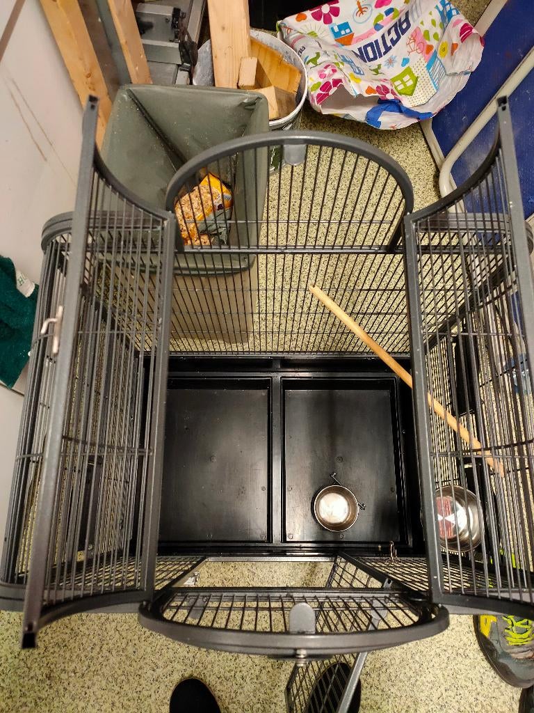 Vogelkooi, Dieren en Toebehoren, Ophalen, Gebruikt, Metaal, Vogelkooi