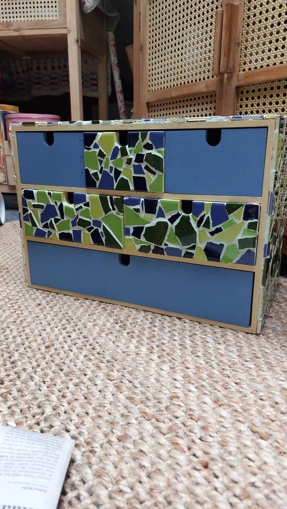 Ikea moppe ladekast mosaic, 3 of 4 laden, Ophalen, Zo goed als nieuw