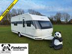 Hobby 560 WFU Prestige 2025 MOVER + AIRCO + LUIFEL, Caravans en Kamperen, Omvormbare zithoek, Rondzit, Hobby, 5 tot 6 meter