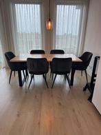 Karwei eetkamerstoelen PUCK, Huis en Inrichting, Stoelen, Ophalen, Gebruikt, Overige kleuren, Stof