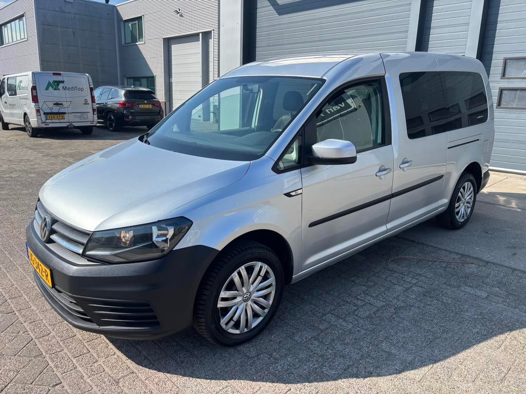 Volkswagen Caddy 2.0 TDI 75KW Maxi Combi 2016 Grijs, Auto's, Bestelauto's, Stof, 4 cilinders, Volkswagen, Bedrijf
