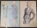 Jean Choiselat Modeplaten 1962 - Set van Twee Litho's, Ophalen of Verzenden