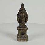Vintage Gegoten Maria Beeldje - Religieus Beeld, Antiek 11cm, Ophalen of Verzenden
