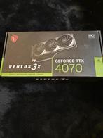 MSI RTX 4070 Ventus 3X 12GB OC - Zo goed als nieuw!, Computers en Software, Videokaarten, GDDR6, PCI-Express 4, Ophalen of Verzenden