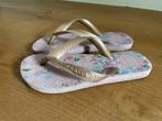 Havaianas slippers. Maat 31/32 oud roze/goud, Kinderen en Baby's, Kinderkleding | Schoenen en Sokken, Overige typen, Meisje, Havaianas