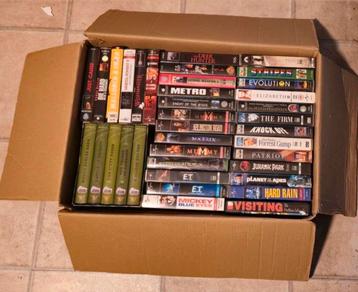 70 VHS Videofilms. beschikbaar voor biedingen