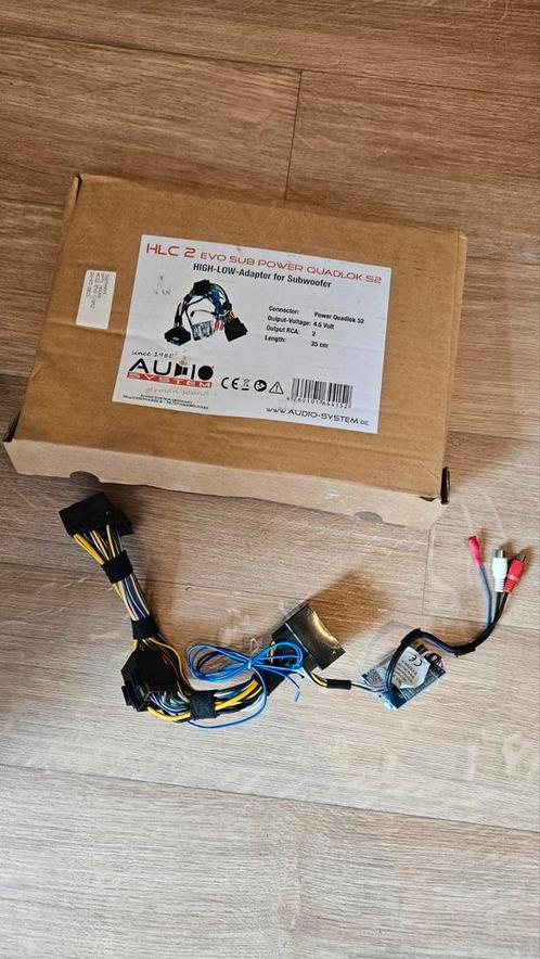 HLC 2 EVO SUB Power Quadblok 52 High/Low adapter subwoofer, Auto diversen, Autospeakers, Nieuw, Ophalen of Verzenden