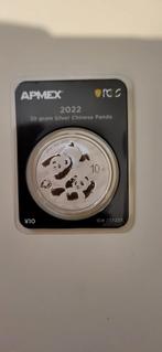 Zilver munt panda 2022, Ophalen of Verzenden, Zilver