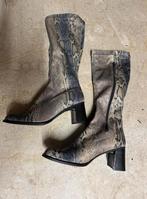 Nieuwe slangenleren hoge laarzen maat 38, Ophalen of Verzenden, Nieuw, Hoge laarzen