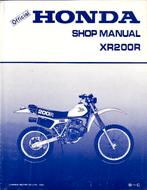 Honda XR200 R shop manual (1133z), Motoren, Ophalen of Verzenden, Honda