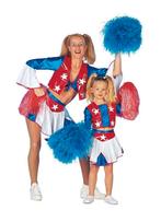 Cheerleader pakje, maat 38, Carnaval, Maat 38/40 (M), Ophalen of Verzenden, Zo goed als nieuw