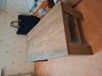 Stevige houten salontafel, Huis en Inrichting, Ophalen, 100 tot 150 cm, 50 tot 100 cm, Zo goed als nieuw