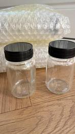 Glazen potjes voor bv keukenkruiden, Ophalen of Verzenden, Zo goed als nieuw, Overige typen