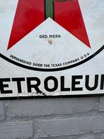 Vintage Texaco Reclamebord, Verzamelen, Merken en Reclamevoorwerpen, Reclamebord, Gebruikt, ., Ophalen of Verzenden