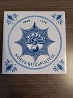 25 jaar korps rijkspolitie tegel, Ophalen of Verzenden