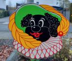 Vintage Etalage Zwarte Piet ( dubbelzijdig) kunststof, Diversen, Sinterklaas, Ophalen of Verzenden, Gebruikt