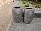 4x bloempotten overschilderbaar, Ophalen, Gebruikt, Rond, Tuin
