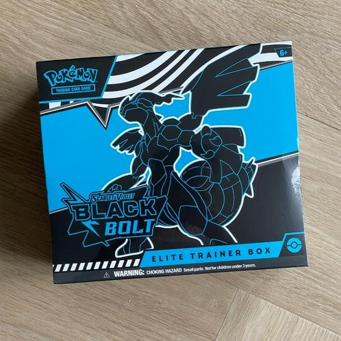 Pokémon TCG Black Bolt Elite Trainer Box ETB, Hobby en Vrije tijd, Verzamelkaartspellen | Pokémon, Nieuw, Boosterbox, Ophalen of Verzenden