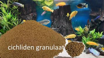 cichliden voer granulaat beschikbaar voor biedingen