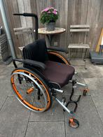Sportieve Colours Widow rolstoel zilver oranje, Diversen, Rolstoelen, Ophalen, Gebruikt, Handbewogen rolstoel