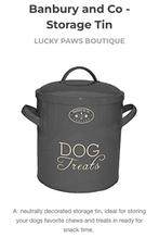 Bewaarblik voor hondenvoer of snoepjes, Dieren en Toebehoren, Ophalen of Verzenden, Zo goed als nieuw