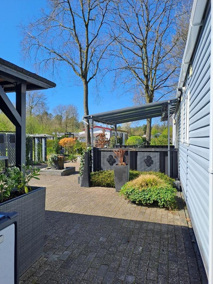 Te koop: Chalet ABI Beachcomber (2014) RCN Zeewolde, Caravans en Kamperen, Stacaravans, tot en met 4, Ophalen of Verzenden