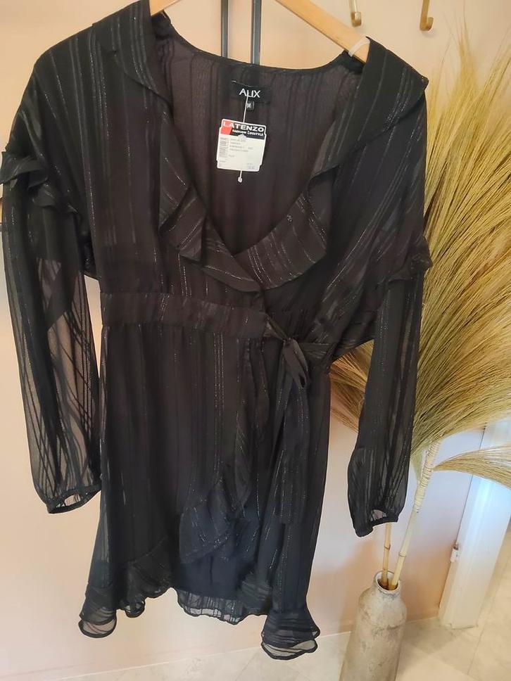 Alix the label zwart glitter jurkje maat m, Kleding | Dames, Jurken, Nieuw, Maat 34 (XS) of kleiner, Zwart, Boven de knie, Ophalen of Verzenden
