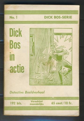 No.1 DICK BOS IN ACTIE Beeldverhaal Strip Boek Nr.39-1 jdu beschikbaar voor biedingen