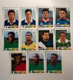 11 panini plaatjes WK 98 zwarte achterkant, Ophalen of Verzenden
