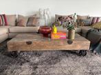Robuuste salontafel GUSJ, Huis en Inrichting, Ophalen, 100 tot 150 cm, 50 tot 100 cm, Zo goed als nieuw