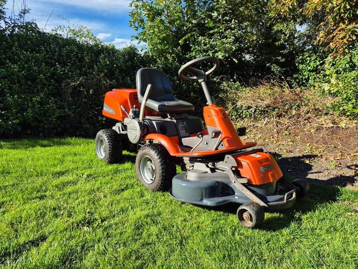 Husqvarna R16C AWD 15,5 PK B&S , Mulch maaidek,, Tuin en Terras, Zitmaaiers, Gebruikt, 90 tot 120 cm, Elektrische starter, Mulchfunctie