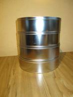 4 zilverkleurige ronde opberg blikken / bewaar blikken, Verzamelen, Blikken, Ophalen of Verzenden, Zo goed als nieuw, Overige