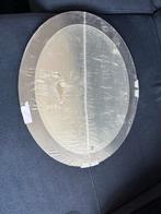 Spiegel met rand - Rond 50x60 cm. NIEUW, Nieuw, Ophalen of Verzenden, Minder dan 100 cm, Ovaal