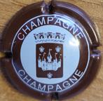 Champagnecapsule PANNIER bruin & wit nr.18, Ophalen of Verzenden, Nieuw, Frankrijk, Champagne