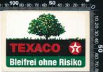 Sticker: Texaco - Bleifrei ohne risiko, Auto of Motor, Ophalen of Verzenden, Zo goed als nieuw