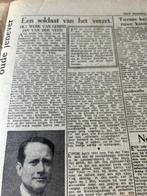 Verzetsstrijder Gerrit van der Veen 1945, Verzamelen, Militaria | Tweede Wereldoorlog, Ophalen of Verzenden, Nederland, Embleem of Badge