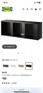 Tv kast besta ikea, Ophalen, 150 tot 200 cm, Zo goed als nieuw, Minder dan 100 cm