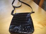 leren lak tas, Ophalen of Verzenden, Zo goed als nieuw, Zwart, Overige typen
