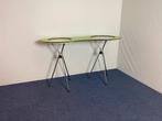 14 x Statafel Sedus Meet Table Over Easy - groen/wit, chroom, Huis en Inrichting, Tafels | Statafels, Ophalen, Gebruikt
