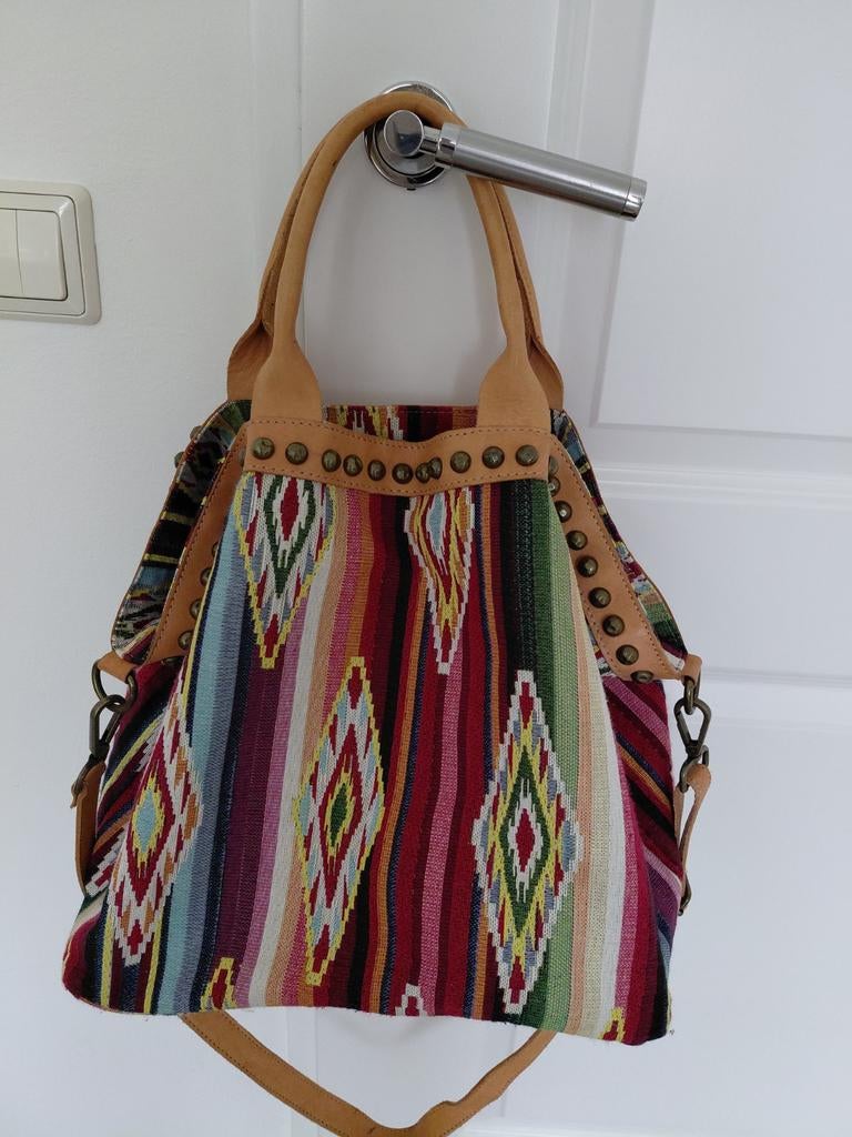 Tas Vera Pelle, Sieraden, Tassen en Uiterlijk, Tassen | Damestassen, Ophalen of Verzenden, Zo goed als nieuw, Zwart, Handtas