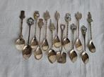13 verzilverde lepeltje van steden en landen, Ophalen of Verzenden