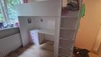 Hoogslaper/bureau/kleedkast  Ikea roze/witte uitvoering., Ophalen, Zo goed als nieuw, Hoogslaper