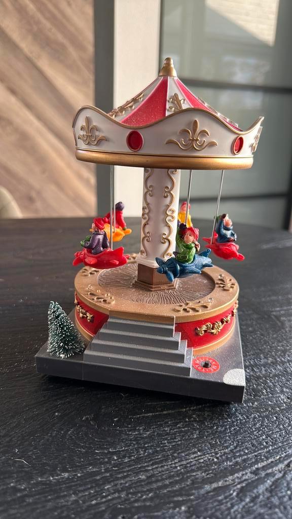 Kerstdorp draaimolen, Diversen, Kerst, Zo goed als nieuw, Ophalen of Verzenden