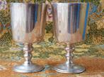 Stel zware antieke Engelse kelken van Barrington silverplate, Antiek en Kunst, Ophalen of Verzenden