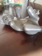 grote stenen luie kat, Huis en Inrichting, Woonaccessoires | Kandelaars en Kaarsen, Overige materialen, Bruin, Ophalen of Verzenden