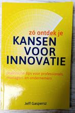 Kansen voor Innovatie    Jeff Gaspersz, Ophalen of Verzenden, Alpha, Zo goed als nieuw, HBO