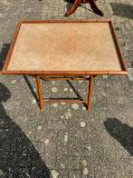 Puzzeltafel vintage, Huis en Inrichting, Tafels | Eettafels, 50 tot 100 cm, Rechthoekig, Retro, Zo goed als nieuw