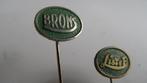 Brons en Lister stationaire motoren speldjes 2 x, Verzenden, Gebruikt, Merk, Speldje of Pin