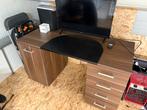 Houten Bureau met Opbergruimte, Ophalen, Gebruikt, Bureau