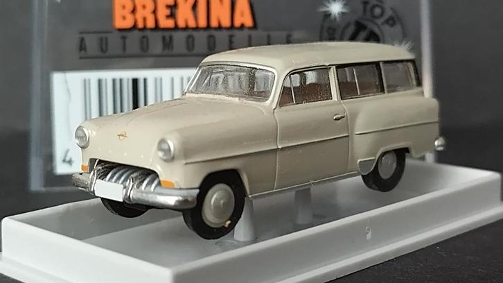 Opel Olympia Caravan 1953 1:87 Brekina Pol, Hobby en Vrije tijd, Modelauto's | 1:87, Nieuw, Auto, Brekina, Verzenden
